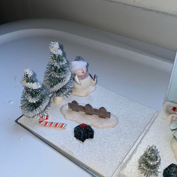 Avon 2007 Snowman Folding Christmas Box that plays “Deck The Halls” - Picture 4 of 9